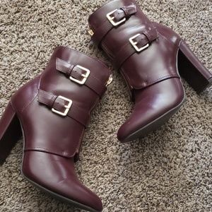 High heel booties